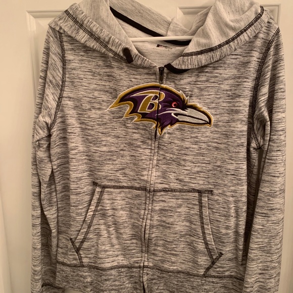 Baltimore Ravens Embroidered Hoodie Size Large - Picture 1 of 1
